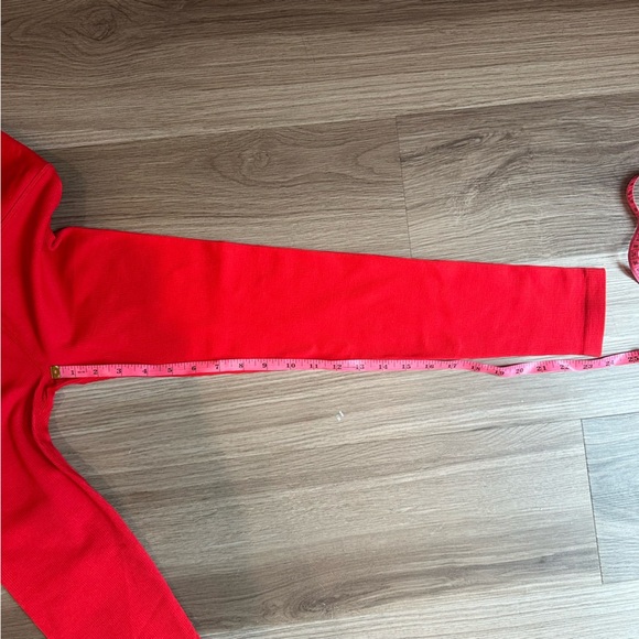 Spiritual Gangster women’s red legging size XS / S sculpt 7/8 length workout - Picture 4 of 6